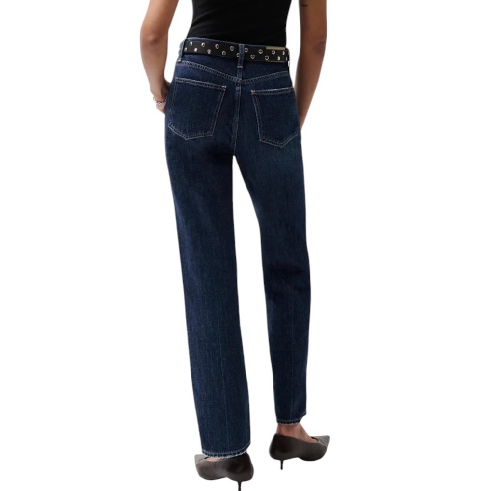 Pistola Women’s Straight leg Jeans Stretch denim Size 31 Dark wash High rise - Picture 9 of 10